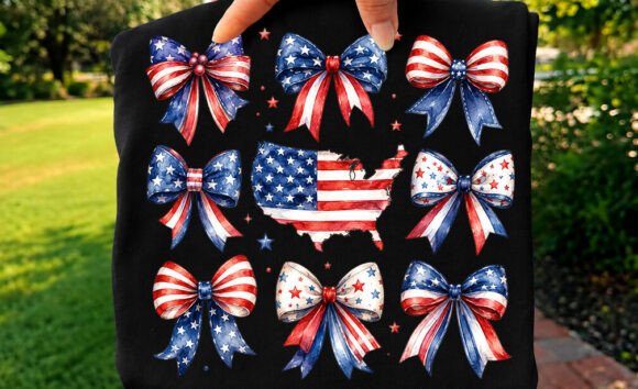 America Flag Map Ribon Bow T-shirt Png: A Designer’s Review