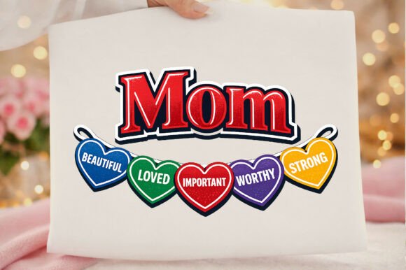 Mom Hearts Mother’s Day PNG: A Designer’s Review