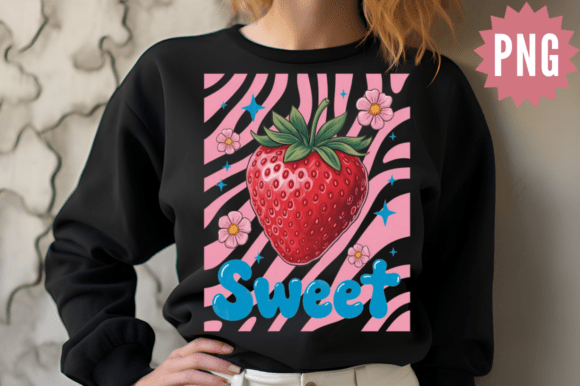 Retro Strawberry Sweet PNG: A Designerβs Review