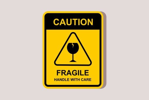 Review: Fragile Broken Glass Handle with Care Design