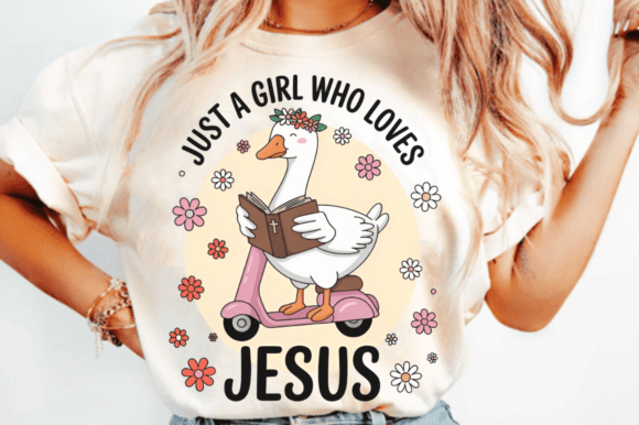 Review: Just a Girl Who Loves Jesus Goose PNG De