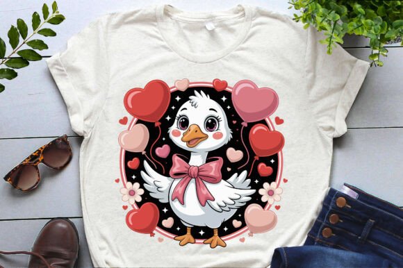 Review: Preppy Lovely Cute Goose Valentine’s Day Design