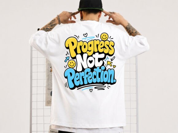 Review: Progress Not Perfection Embroidery Design