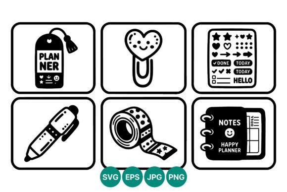 Reviewing Planner Tag Icons for Embroidery Projects