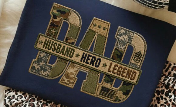Reviewing the DAD Husband Hero Legend PNG for Embroidery