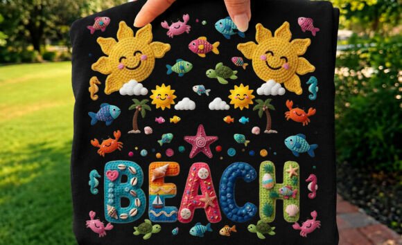 Reviewing the Faux Yarn Beachy Bow PNG for Stitchers